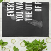 ANGST NIETS - Women's Workout Motivatie Theedoek (Gevouwen)