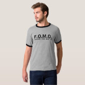 Angst om iets te missen | FOMO T-shirt (Voorkant volledig)