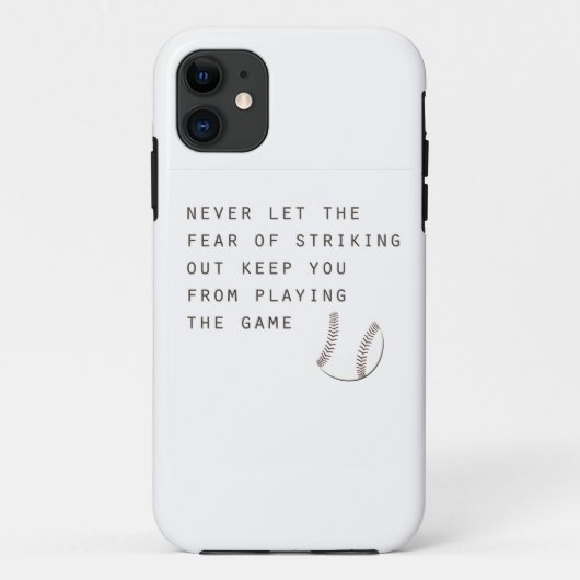 angst om uitgeslagen te worden inspirerende modern Case-Mate iPhone case (Achterkant)