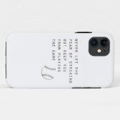 angst om uitgeslagen te worden inspirerende modern Case-Mate iPhone case (Achterkant (horizontaal))