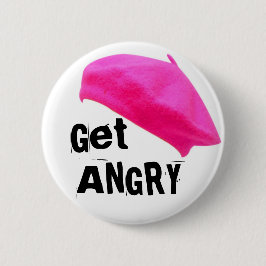 Angst ophalen ronde button 5,7 cm