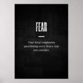 Angst Poster (Voorkant)