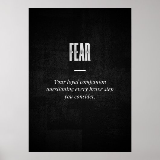 Angst Poster (Voorkant)