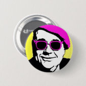 Angst Ronde Button 5,7 Cm (Voorkant /achterkant)