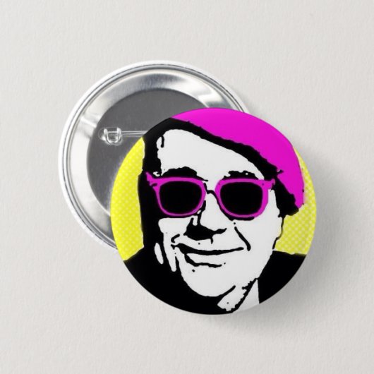 Angst Ronde Button 5,7 Cm (Voorkant /achterkant)