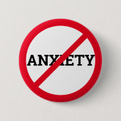 Angst Ronde Button 5,7 Cm (Voorkant)