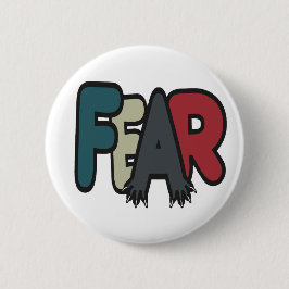 Angst Ronde Button 5,7 Cm