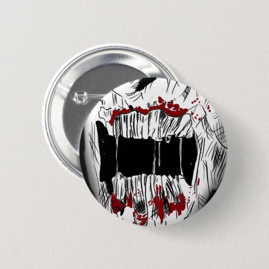 angst ronde button 5,7 cm (Voorkant /achterkant)