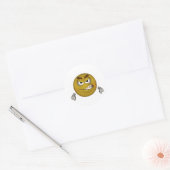 Angst Ronde Sticker (Envelop)
