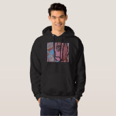 ANGST ROZE HOODIE (Voorkant volledig)