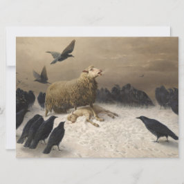Angst: Schaap met een dood lam Kaart