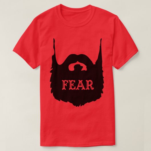 Angst Shirt door angst de baard 2 (Design voorkant)