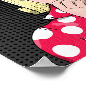 Angst Stress pop art. Poster (Hoek)