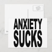 Angst Sucks Briefkaart (Voorkant / Achterkant)