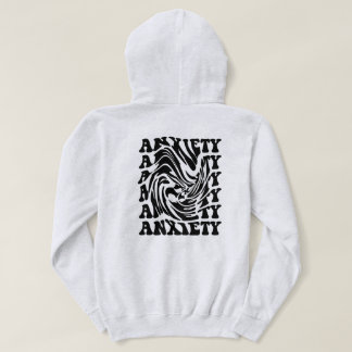 "Angst Swirl" Optische Illusie Hoodie -