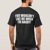 Angst T-shirt (Achterkant)