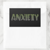Angst Versie 1 Sticker (Tas)