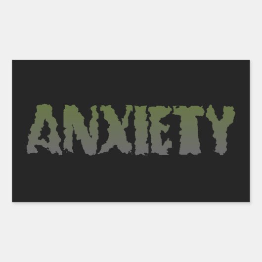 Angst Versie 1 Sticker (Voorkant)