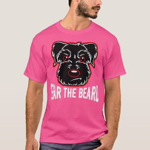 Angst voor Beard Schnauzer Lover s T-shirt