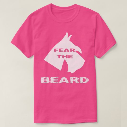 Angst voor Beard Schnauzer T-shirt (Design voorkant)