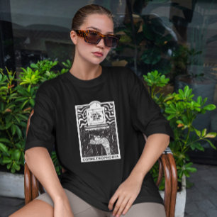 angst voor begraafplaatsen t-shirt