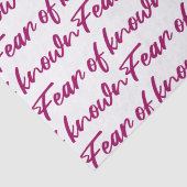 Angst voor bekende tissuepapier (Detail)