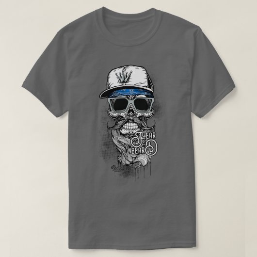 Angst voor de baard 38 t-shirt (Design voorkant)