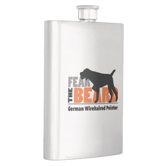 Angst voor de baard - Duitse Wirehaire Pointer Flacon (Rechts)