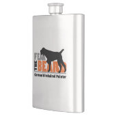 Angst voor de baard - Duitse Wirehaire Pointer Flacon (Links)