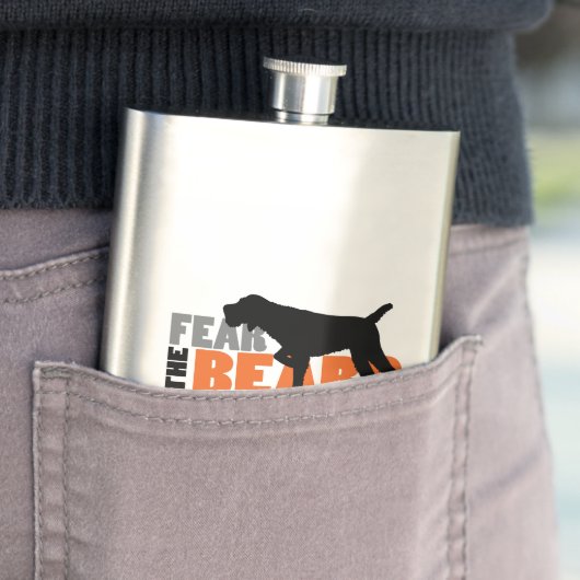 Angst voor de baard - Duitse Wirehaire Pointer Flacon (Voorbeeld)