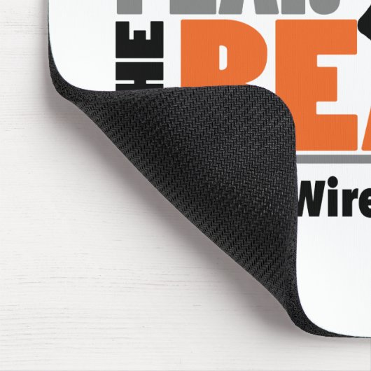 Angst voor de baard - Duitse Wirehaire Pointer Muismat (Hoek)