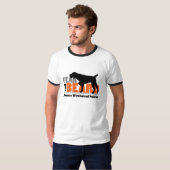 Angst voor de baard - Duitse Wirehaire Pointer T-shirt (Voorkant volledig)