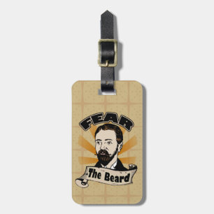 Angst voor de baard, Funny Mustache Bagagelabel