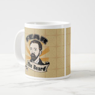 Angst voor de baard, Funny Mustache Grote Koffiekop