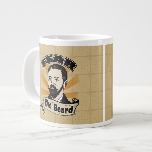 Angst voor de baard, Funny Mustache Grote Koffiekop (Links)