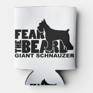 Angst voor de baard - Giant Schnauzer Blikjeskoeler