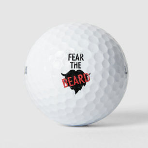 Angst voor de baard golfballen