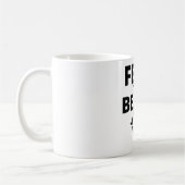 Angst voor de baard koffiemok (Links)