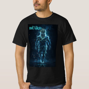 Angst voor de baard lopen man t-shirt