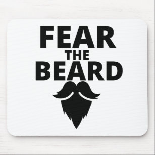 Angst voor de baard muismat