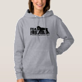 Angst voor de baard - Pudelpointer Gear Hoodie (Voorkant)