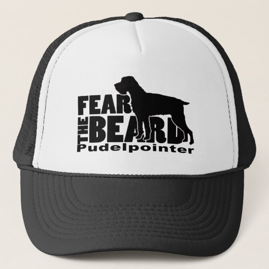 Angst voor de baard - Pudelpointer Gear Trucker Pet (Voorkant)