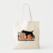 Angst voor de baard - Pudelpointer Tote Bag (Voorkant)