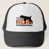 Angst voor de baard - Pudelpointer Trucker Pet (Voorkant)