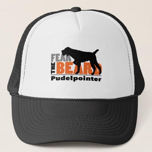 Angst voor de baard - Pudelpointer Trucker Pet (Voorkant)