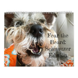 Angst voor de baard: Schnauzer Edition Kalender