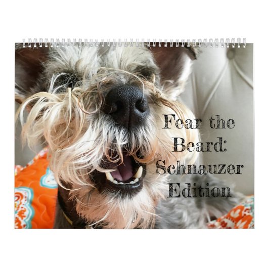 Angst voor de baard: Schnauzer Edition Kalender (Hoes)