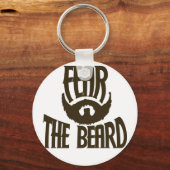 Angst voor de baard sleutelhanger (Voorkant)