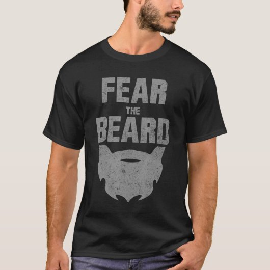 Angst voor de baard t-shirt (Voorkant)