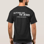 Angst voor de baard T-shirt (Achterkant)